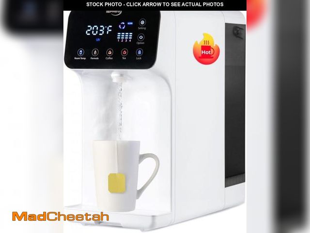 Lot 74-12396763 - iSpring RCD100 5-Stage Countertop Reverse Osmosis System, Instant Hot RO Water Dispenser with UV, 2....