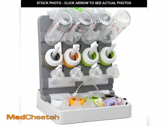 Lot 74-12718511 - Venuekkuri Baby Bottle Drying Rack, Vertical Standing Bottle Dryer Rack Holder-Space Saving Baby Bot...
