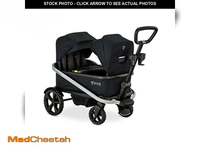Lot 74-10812651 - BOB Gear Renegade 3 Seats Canopy Stroller Wagon with All-Terrain Tires - Nightfall - USED
