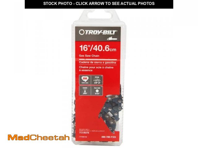 Lot 74-12464000 - Troy-Bilt Original Equipment 16 in., 0.050 in. Gauge Chainsaw Chain for Gas Chainsaws with 56 Links,...