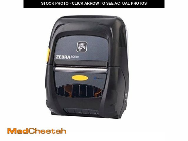 Lot 74-12507777 - Zebra Technologies ZQ51-AUE0000-00 Portable Barcode Printer, ZQ510, 3" Size, Bluetooth 4, 203 DPI (R...