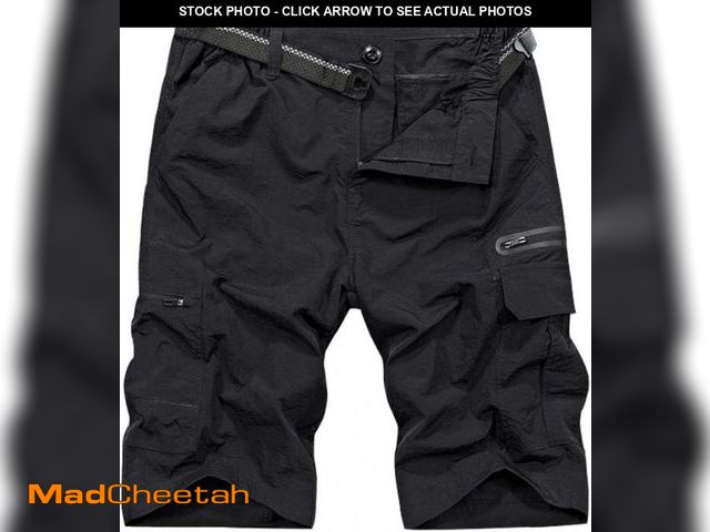 Lot 74-11907473 - Jessie Kidden Mens Outdoor Casual Elastic Waist Lightweight Water Resistant Quick Dry Fishing Hiking...