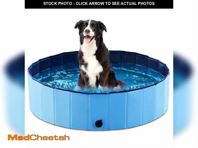 Lot 74-14268650 - Jasonwell Foldable Dog Pet Bath Pool Collapsible Dog Pet Pool Bathing Tub Kiddie Pool Doggie Wading ...