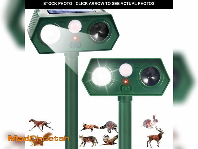 Lot 74-14213699 - Sonic Fortress Pro Deer Repellent Devices, Racoon Repellent Outdoor Squirrel Fortress Pro IP65 Anima...