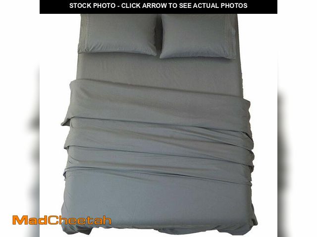 Lot 74-13719910 - SONORO KATE Bed Sheet Set Super Soft Microfiber 1800 Thread Count Luxury Egyptian Sheets 16-Inch Dee...