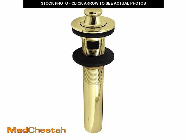 Lot 74-14210416 - Kingston Brass KB3002 Fauceture Lift and Turn Sink Drain , Polished Brass - UNUSED
