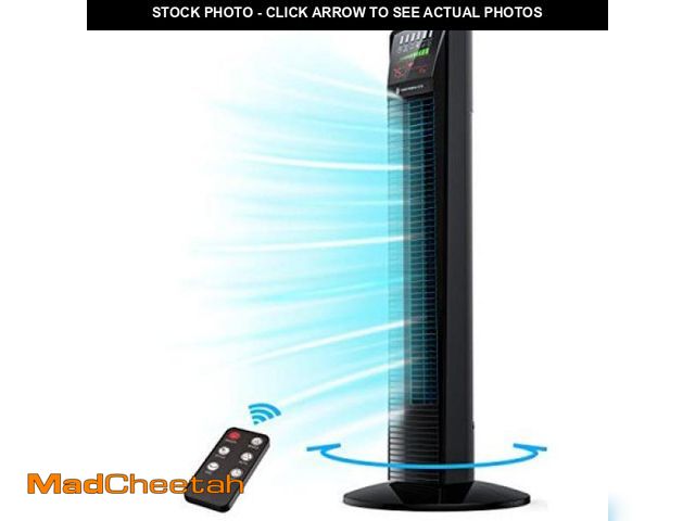 Lot 74-12155185 - Tower Fan for Home  TaoTronics 36  Standing Floor Fan  70ÃÂ° Oscillating Quiet Cooling Fan  Remote ...