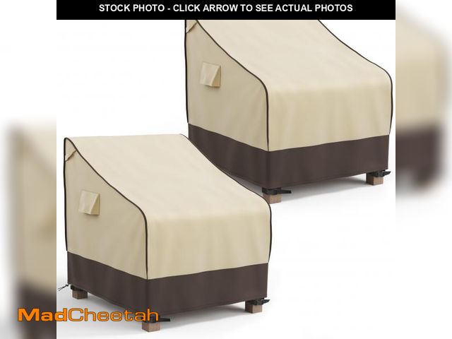 Lot 74-11553971 - MR. COVER Patio Chair Covers Waterproof, Outdoor Furniture Covers for Rocking &amp; Adirondack Chair...