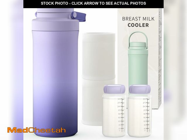 Lot 74-13576626 - XAPROO 22oz Breast Milk Cooler Bottle, Portable Milk Cooler for Breastmilk with 360ÃÂ°Cooling for 2...