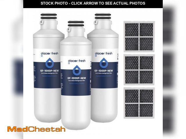 Lot 74-12216162 - GLACIER FRESH LT1000PC Replacement Water Filter, Compatible with LT1000PC/PCS, LT1000PC, LT-1000PC, ...