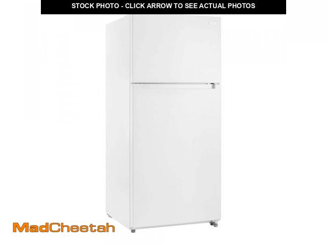 Lot 74-12087283 - Vissani 18 cu. ft. Top Freezer Refrigerator DOE in White - UNUSED