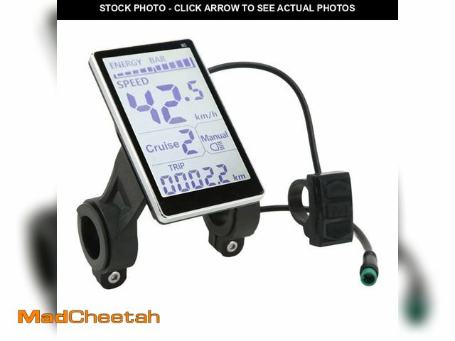 Lot 74-12606597 - POCREATION Electric Bike LCD Display, M5 LCD Screen 5 Pin Universal 24V 36V 48V 60V Panel Screen for...
