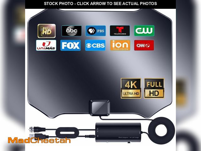 Lot 74-14376966 - 2026 TV Antenna Indoor, Antenna for Smart TV 5000+ Miles, HDTV Antenna for Local Channels with Ampli...
