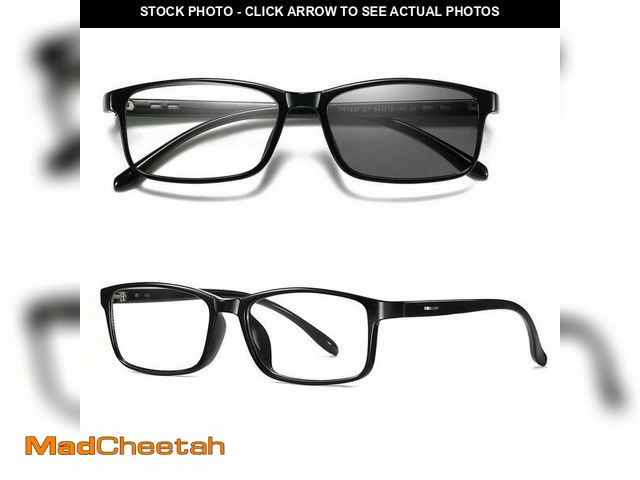 Lot 74-14210663 - laureles Fashion Men's Photochromatic Square Photochromic Reading Glasses Women Vintage TR90 Full Fr...