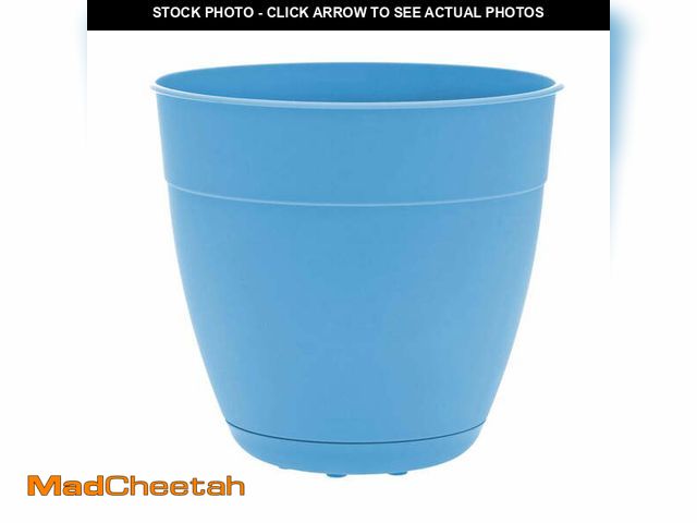 Lot 74-14324935 - Bloem Dayton 16" Plastic Planter - 100% Recycled Plastic Indoor/Outdoor Garden Pot with Drainage Hol...