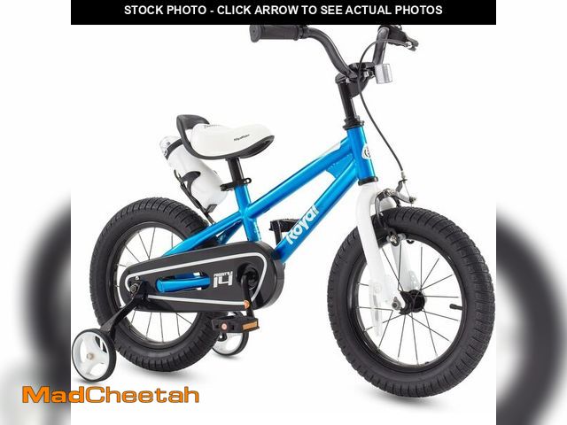 Lot 74-13697030 - Royalbaby Freestyle Outdoor Children's Bicycle, Coaster Brakes Sporty Kid Bike with Training Wheels ...
