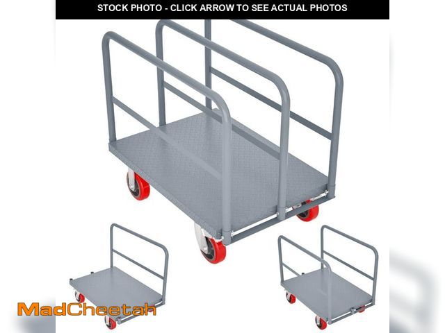 Lot 74-13038083 - Tunearary Steel Panel Heavy Duty Dolly Cart for Moving Sheetrock, Drywall, 2000 lbs. Load Capacity w...