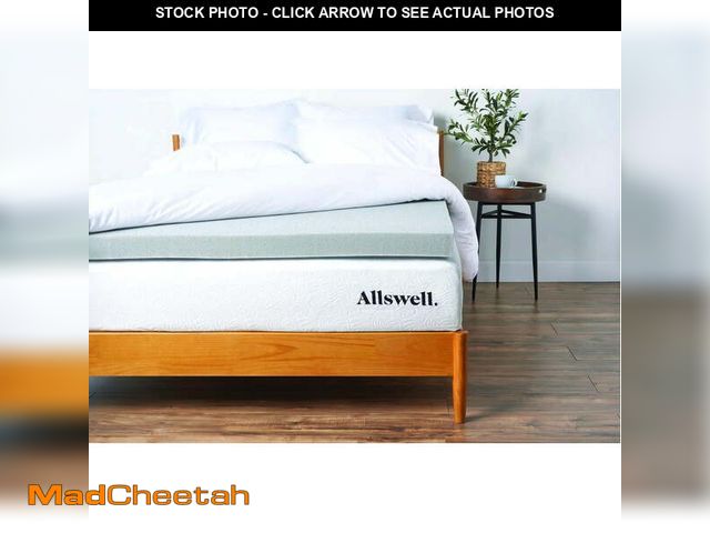 Lot 74-12556932 - Allswell 3" Artic Gel with Graphite Memory Foam Mattress Topper, Queen - UNUSED