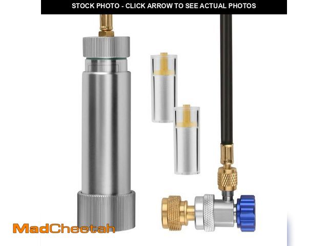 Lot 74-13571429 - Lichamp AC Oil Injector R134A, R1234YF Refrigerant A/C Dye Injector Kit with Adjustable Coupler and ...