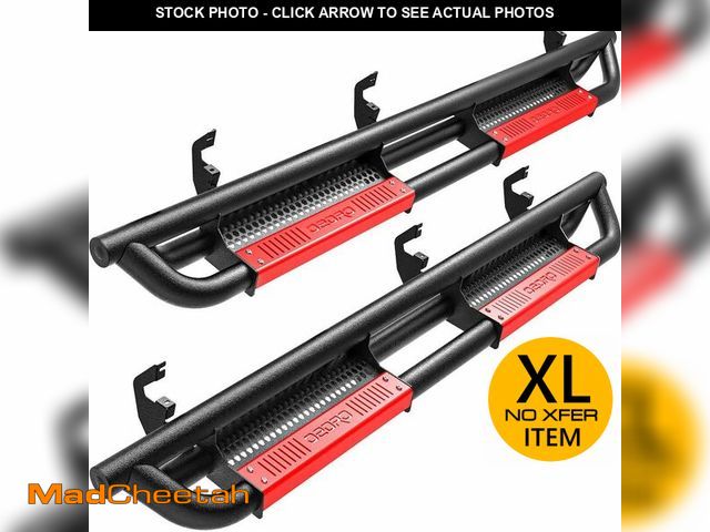 Lot 74-13281723 - Running Boards for 2019-2026 Chevy Silverado 1500 / GMC Sierra 1500 Double Cab; 2020-2026 Silverado/...