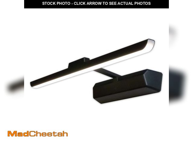 Lot 74-14278245 - Westek Matte Black 13 in. LED Adjustable White Picture Light - UNUSED
