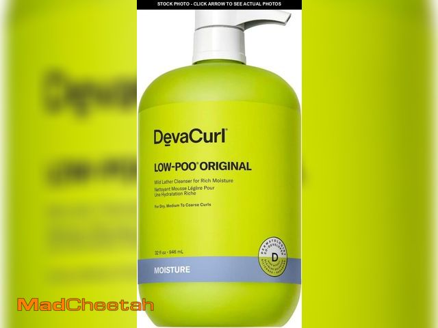 Lot 74-12385652 - DevaCurl Low-Poo Original Mild Lather Cleanser for Rich Moisture, Green Oasis, 32 fl. oz. - UNUSED