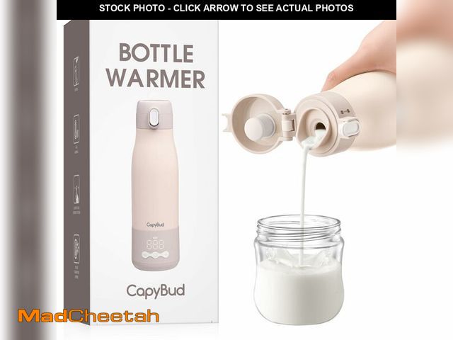 Lot 74-13989054 - (MISSING CHARGER) CapyBud Portable Bottle Warmer for Travel, 12 Oz Milk Warmer for Breastmilk Formul...