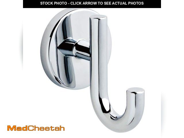 Lot 74-12772891 - Delta Lyndall Double Towel Hook Bath Hardware Accessory in Polished Chrome - UNUSED