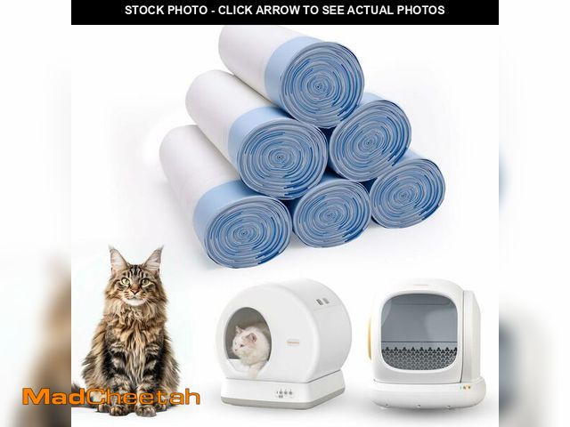 Lot 74-12697051 - 120 Count Self-Cleaning Cat Litter Box Liners Bag, Compatible with MeoWant-SCO1 and MeoWant-SCO2, Th...