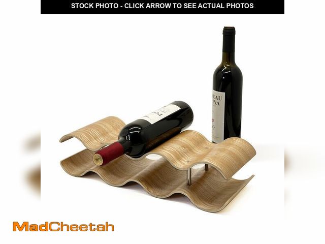 Lot 74-12709836 - Bellglee Wine Racks Countertop, 2-Tier Wooden Wine Rack Inserts for Cabinet, Bottle Holder Stand, 7 ...