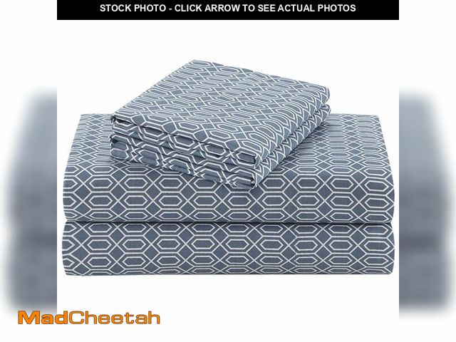 Lot 74-12601581 - Comfort Spaces 100% Cotton Sheets Queen, Breathable, Naturally Cool Cotton Sheets, Soft Cotton Bed S...