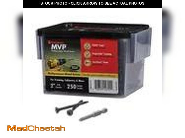 Lot 74-14360722 - FastenMaster #10 x 2 in. Torx Drive Suresink Flat Head Wood Screws (250-Pack) - UNUSED