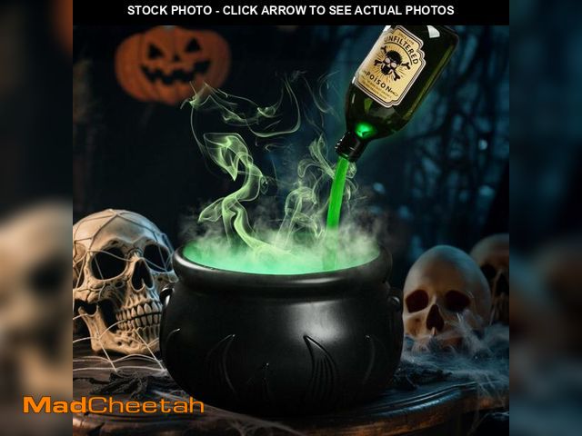 Lot 74-12315755 - Zesua Halloween Decorations Indoor - DIY Floating Potion Set with Witches Cauldron and Mist Maker - ...