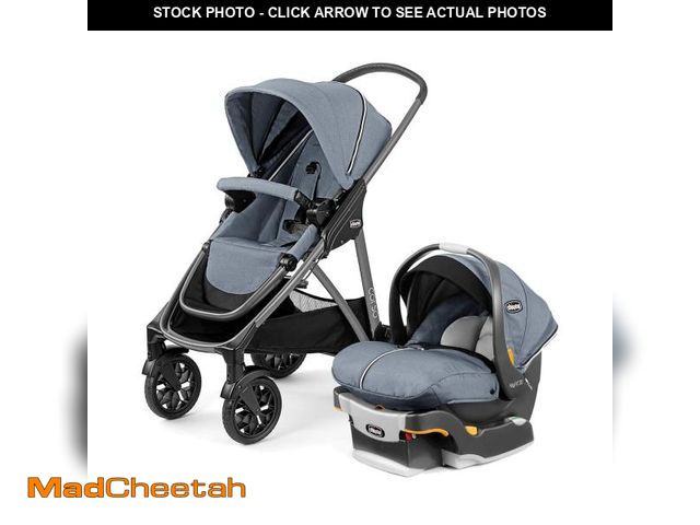 Lot 74-12357119 - Chicco Corso Modular Travel System, Corso Stroller with KeyFit 30 Zip Infant Car Seat and Base, Stro...