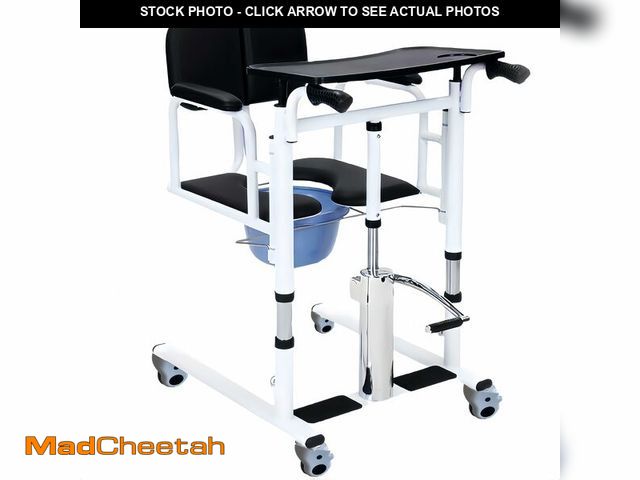 Lot 74-12568303 - Patient Lift Transfer Chair,Patient Lift Transfer Chair for Home,Hydraulic Aid 180ÃÂ°Split Seat,Hei...