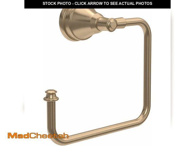 Lot 74-13959559 - Delta Mylan (1-Pack) Hand Towel Holder Champagne Bronze Towel Racks for Bathroom Wall Square Towel R...