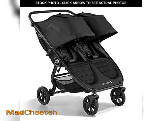 Lot 74-12137483 - Baby Jogger City Mini GT2 All-Terrain Double Stroller Jet Black Perfect for Newborn and Toddler Comp...