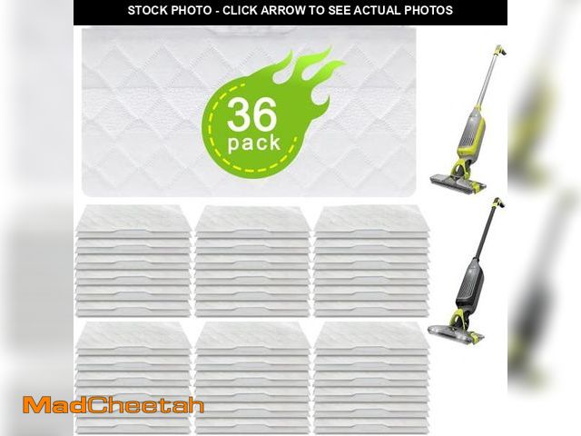 Lot 74-11557366 - TAFZYKD 36 Pack Compatible with Shark Vacmop Replacement Pads, Disposable Hard Floor Vacuum and Mop ...