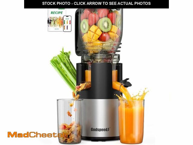 Lot 74-13625298 - Godspeeds Juicer Machines with 5.8" Large Feed Chute, Slow Masticating Cold Press Juicer for Whole F...