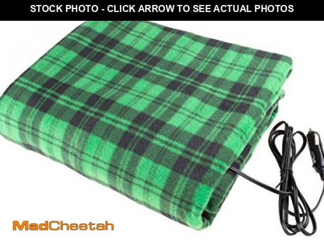Lot 74-10967787 - Heated Blanket - 12-Volt Electric Blanket for Car, Truck, SUV, or RV - Portable Winter Car Accessori...