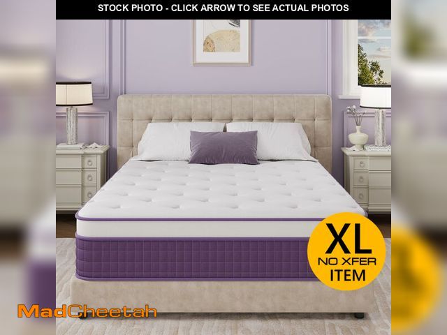 Lot 74-12568265 - Sailvan Queen Mattress 12 inch,Purple Queen Size Mattress in a Box,Cooling Gel Infused Memory Foam a...