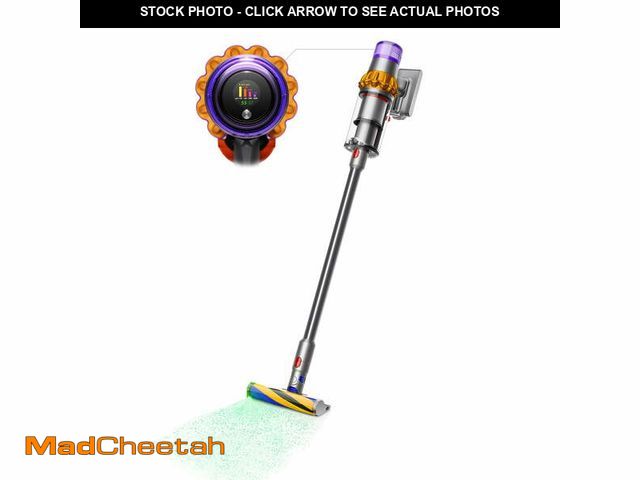 Lot 74-13780424 - Restored Premium Dyson V15 Detect Total Clean Extra Cordless Vacuum | Yellow/Nickel (Refurbished) - ...