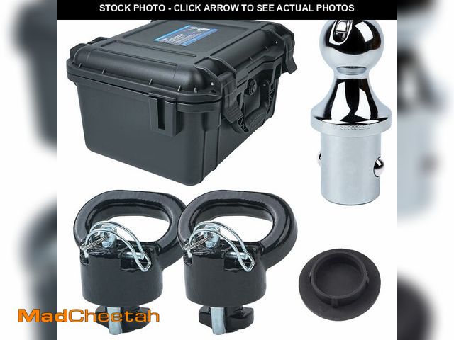 Lot 74-12703124 - Lrichy 60618 Upgraded 38k Puck System Gooseneck Hitch Ball Kit with Case for 2013-2025 Dodge Ram 250...