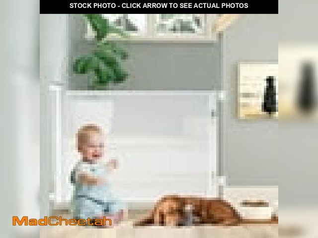 Lot 74-12481892 - Hawsaiy Retractable Baby Safety Gate For Baby And Pet Extends To 71 Wide 35 Tall Child Safety Gate M...