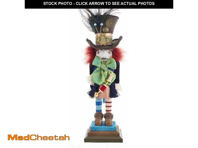 Lot 74-13709969 - Kurt S. Adler, Inc. HA0381 Kurt Adler 18" Hollywood Mad Hatter Nutcracker, Multicolor, Standard - UN...