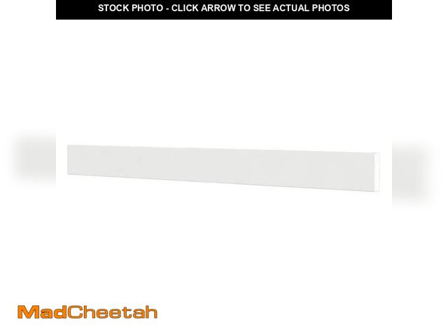 Lot 74-14314222 - Wyndham Collection 36 in. W Quartz Vanity Backsplash in White - UNUSED