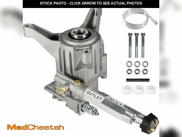 Lot 74-12444626 - YAMATIC Pressure Washer Pump, 2200-2500 PSI 2.2 GPM SRMW22G26-EZ Pump Replacement for Troy Bilt, Cra...