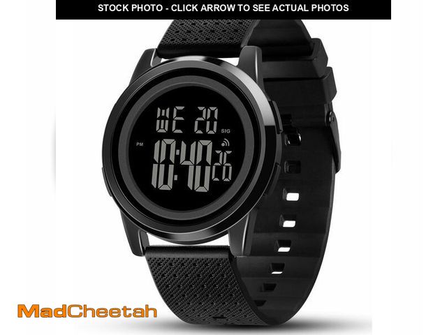 Lot 74-12719268 - YUINK Mens Watch Ultra-Thin Digital Sports Watch Waterproof Stainless Steel Fashion Wrist Watch for ...