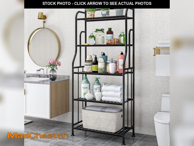 Lot 74-12419795 - (MISSING HARDWARE) Plant Stand Zzbiqs 5 Tier Metal Flower Pots Holder Storage Shelf  Flower Stand Pl...