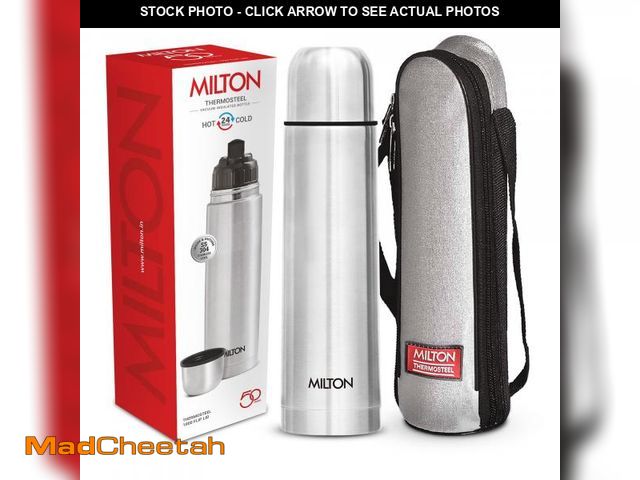 Lot 74-12218432 - Milton Thermosteel Flip Lid 1000, Double Walled Vacuum Insulated Thermos 1000 ml | 34 oz | 1 Ltr | 2...